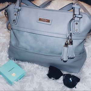 Grey/blue Jessica Simpson purse